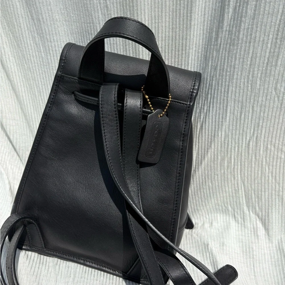 Vintage Coach Daypack Mini Backpack 9960 Black - Picture 4 of 10